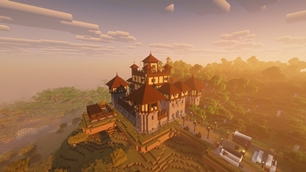 Plains outpost from the south