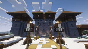 Snowy gate