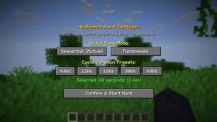 Letter Hunt Settings
