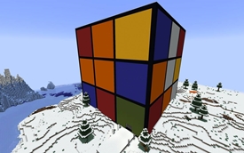 A massive cube of mystery and danger.