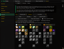 Talent planner with templates