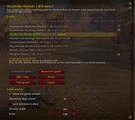 Settings Page 1
