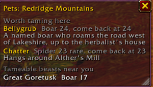 Hunter Pet Finder 1