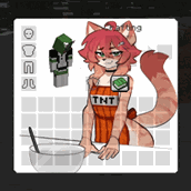 Animated Cat Girl Inventory by nazarbatrider. (Tested on Fabric 26.1)