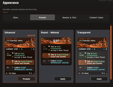 Addon Preset Preview
