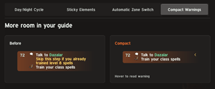 Compact Warnings