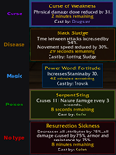 Buff and debuff type colors and Cast by
