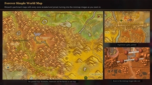 The painted map
