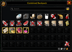 Example of marked items