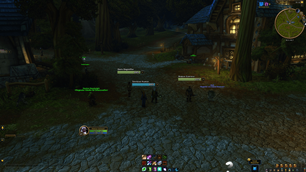 Player nameplates: class colors and readable health