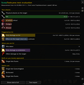 Proc test: evaluation