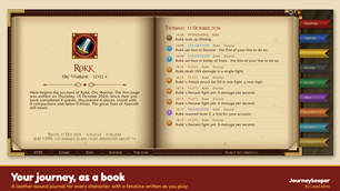 Your journey, as a book