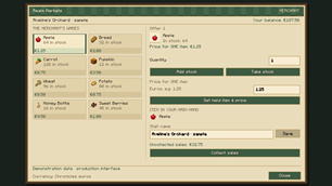 Manage your stall