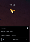 Detached arrow and quest guidance