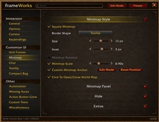 Customize UI: Minimap