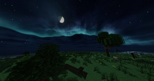 Guofeng Ink Moon & Aurora Style