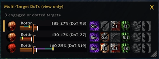 Multi-Target DoTs