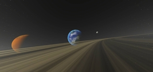 The end planet (see credits in Shaders file)