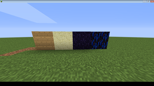 PLANKS , END STONE , OBSIDIAN AND CRYING OBSIDIAN