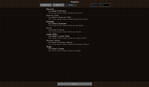 Mobs tab