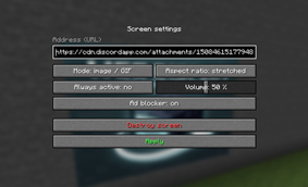 Image/GIF Mode Menu