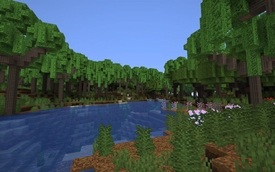 Hollowmere Biome with Elm Trees