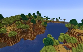 Teakwood Rise Biome view from above