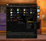 One click per heal, any rank