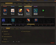 Appearance by timer: templates, pulse, flash