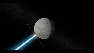 Big Bang Kamehameha: Moon cinematic (landscape)