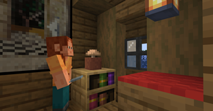 Ari fills a window
