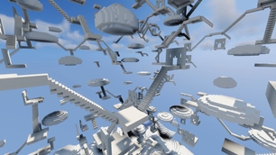 The Staircase: Escher's stairs, in the sky