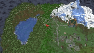 The 3D world map: real blocks and a sea of clouds