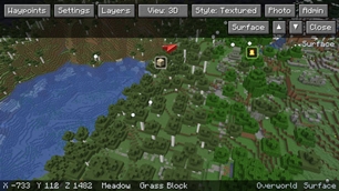 Full screen 3D map: pan, rotate, tilt and zoom