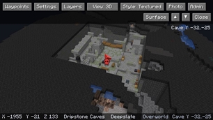Cave layers: a dungeon deep underground