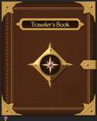 zugeklapptes Traveler's Book
