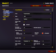 Appearance config