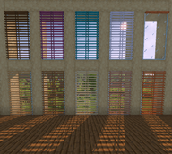 All Blinds (Blinds that are closed look like the ones on the top right) - Mangrove available in V.1.2.