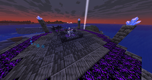 First wave of Iskaryl attacking the Novrim with lightning falling nearby