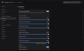 Advanced Graphics Options