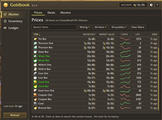 Market - Prices (tab view)