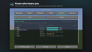 The Monitor tab