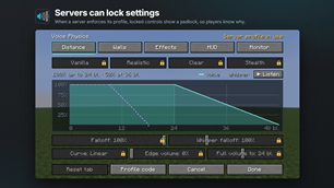 Settings locked by the server