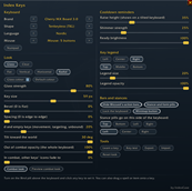 The settings v 0.1