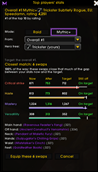 Char Screen Gear Optimiser