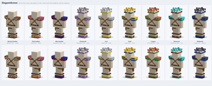 Armor trims - materials and patterns