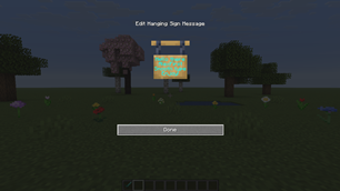 Hanging sign editor — 1.1