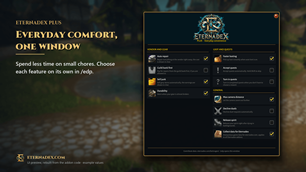 Everyday comfort in one window: pick each feature in /edp. UI preview.