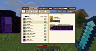 Mobs Menu