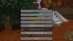 Options in Mod Menu